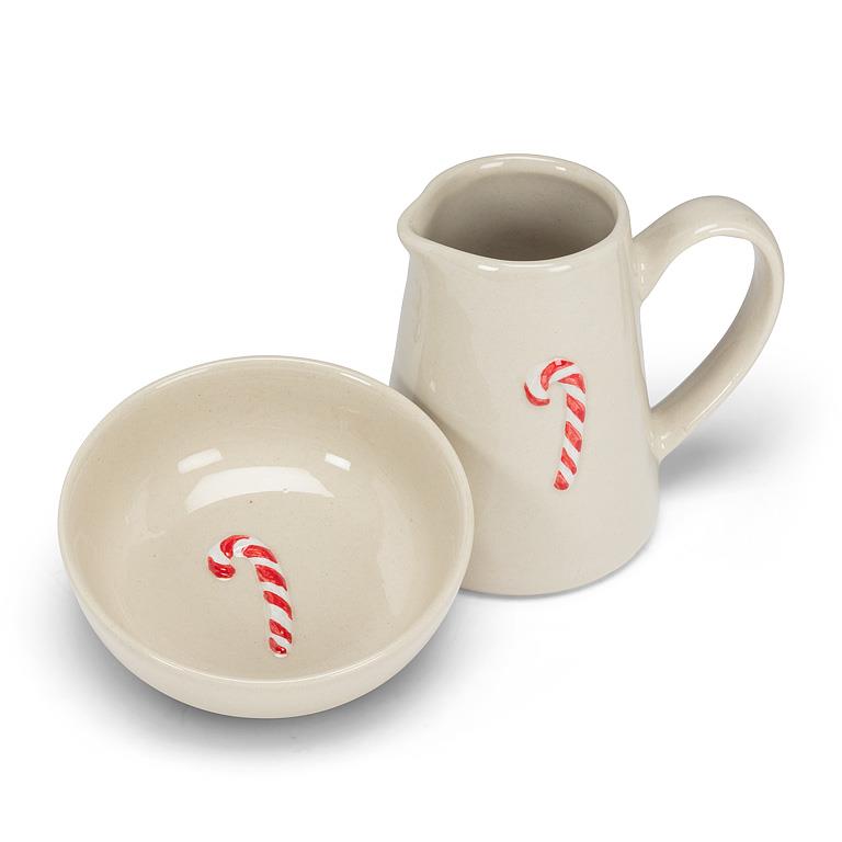 Candy Cane Mini Jug or Bowl