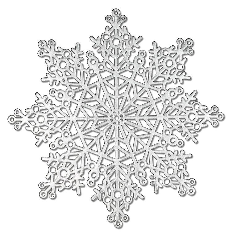 Silver or Gold Snowflake Placemat
