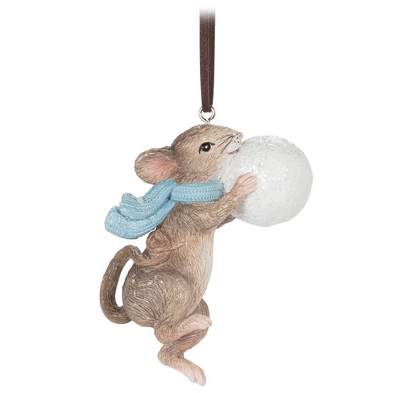Critters with Snowball Ornament