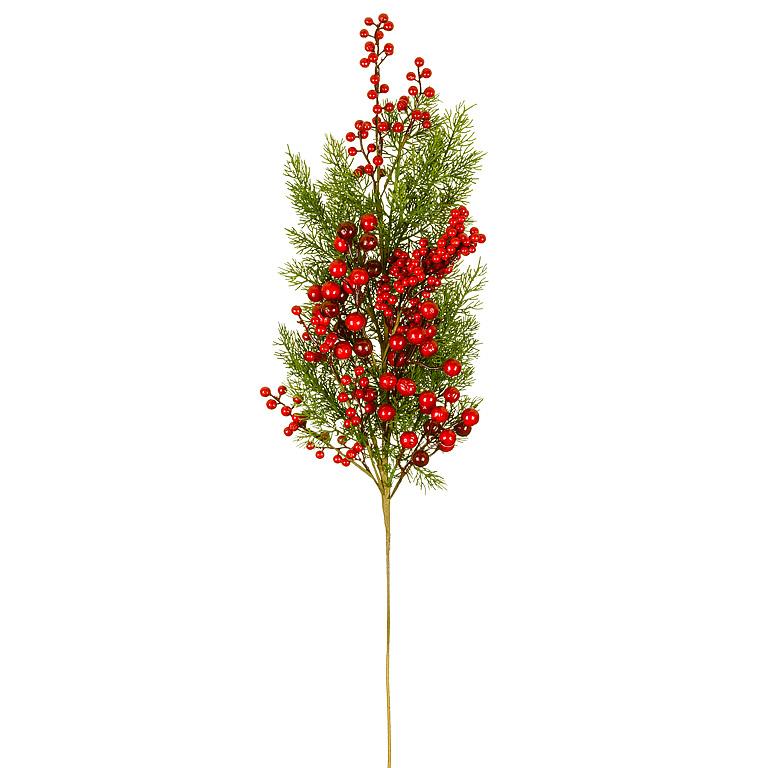 Large Pine and Berry Spray