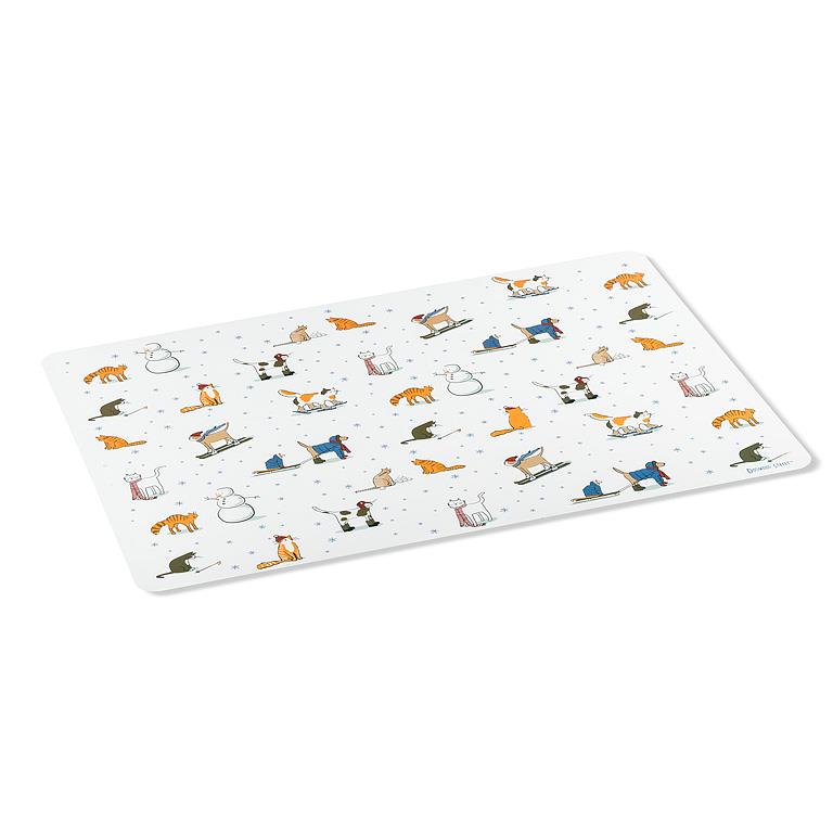 Sporty Winter Dogs or Cats Placemat
