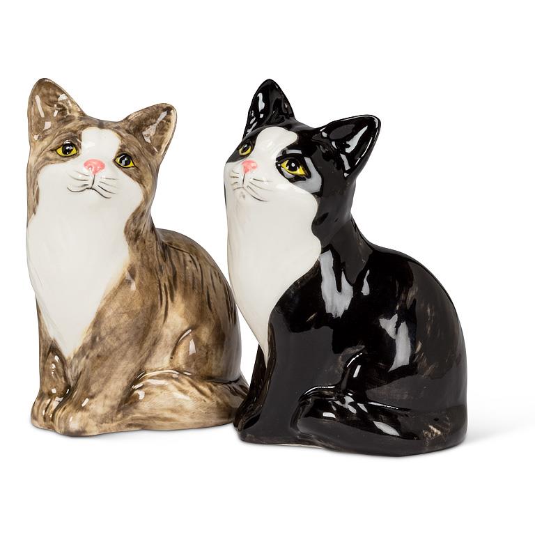 Sitting Cats Salt & Pepper Set