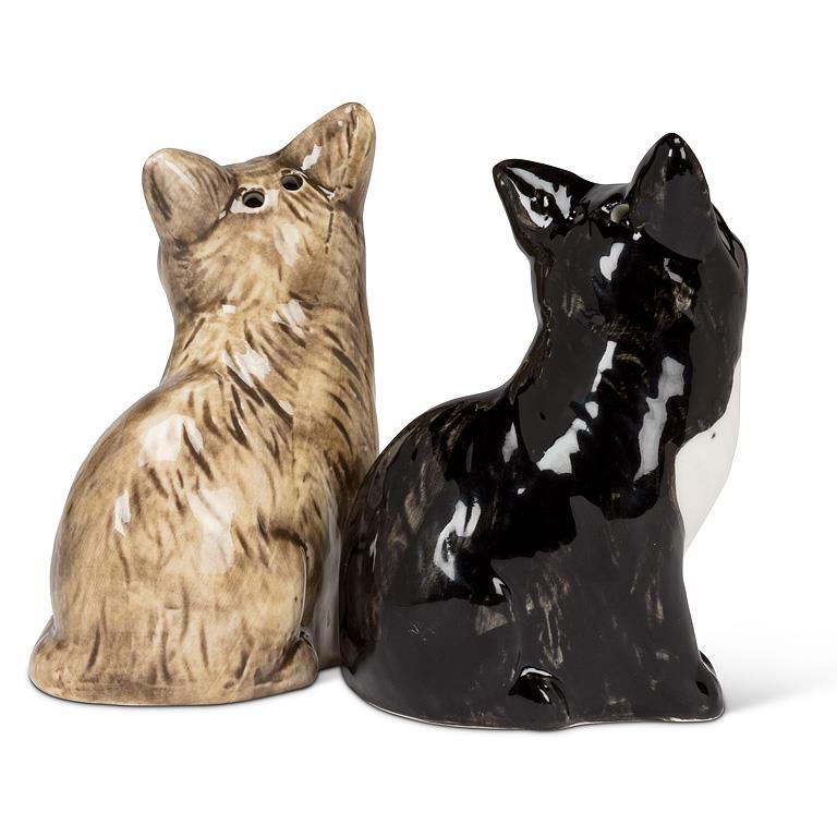 Sitting Cats Salt & Pepper Set