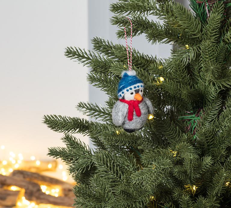 Penguin with Hat & Scarf Ornament