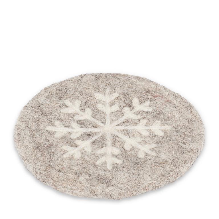 Wool Snowflake Coaster