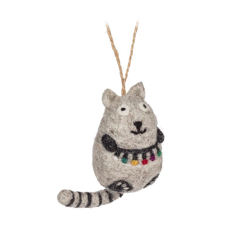 Cat with Lights Ornament