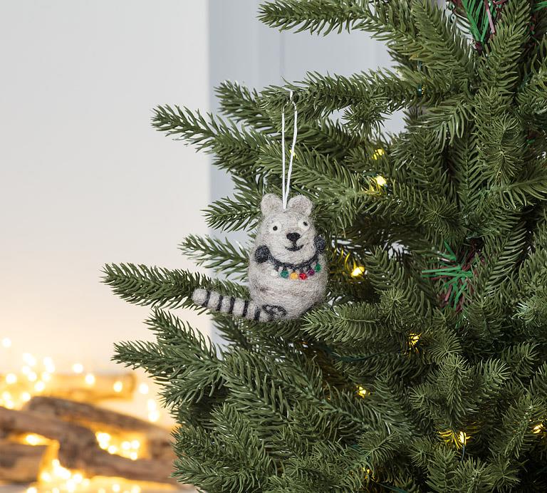 Cat with Lights Ornament
