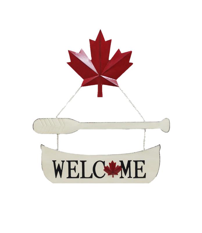 Canada Welcome Canoe
