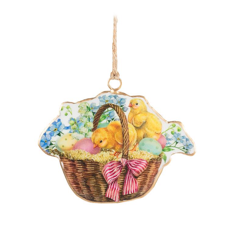 Basket of Chicks Ornament