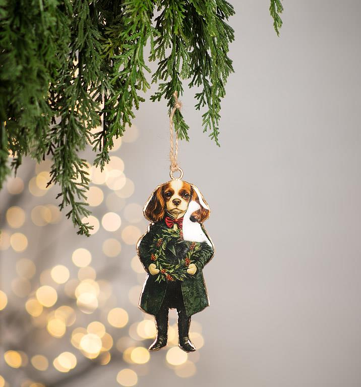 Gentleman Spaniel Double-Sided Ornament