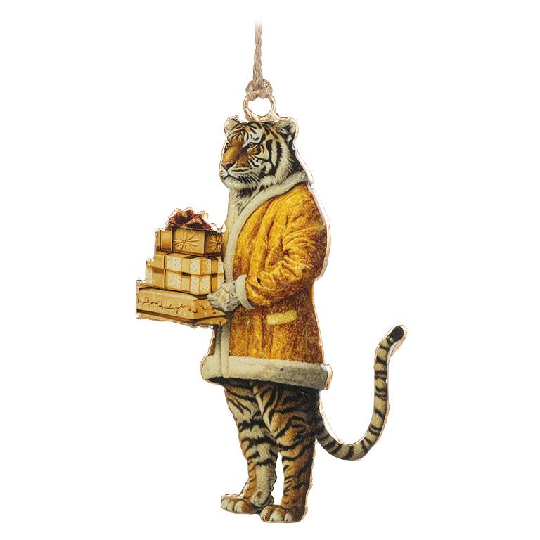 Double Sided Ornament-Gentleman Tiger