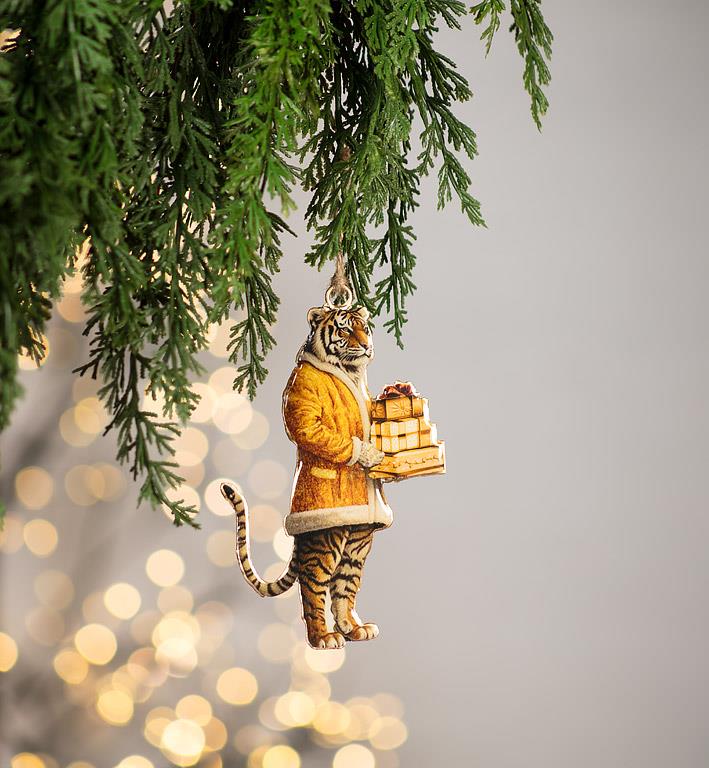 Double Sided Ornament-Gentleman Tiger