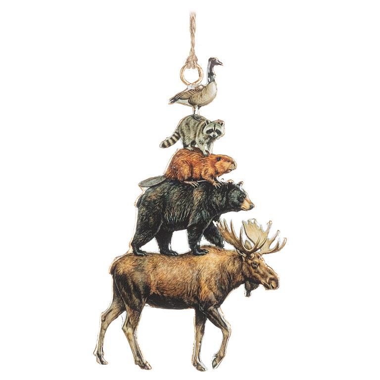 Double-Sided Ornament-Canadian Animals Ornament