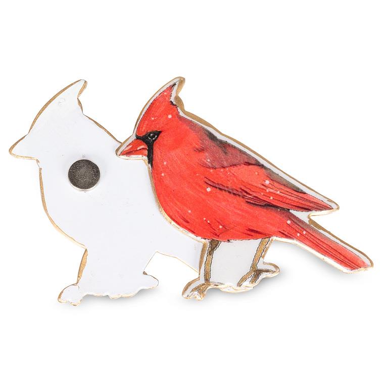 Magnetic Screen Door Saver-Red Cardinal