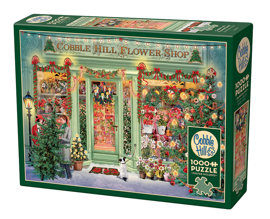 Cobble Hill Puzzle: Christmas Flower Shop