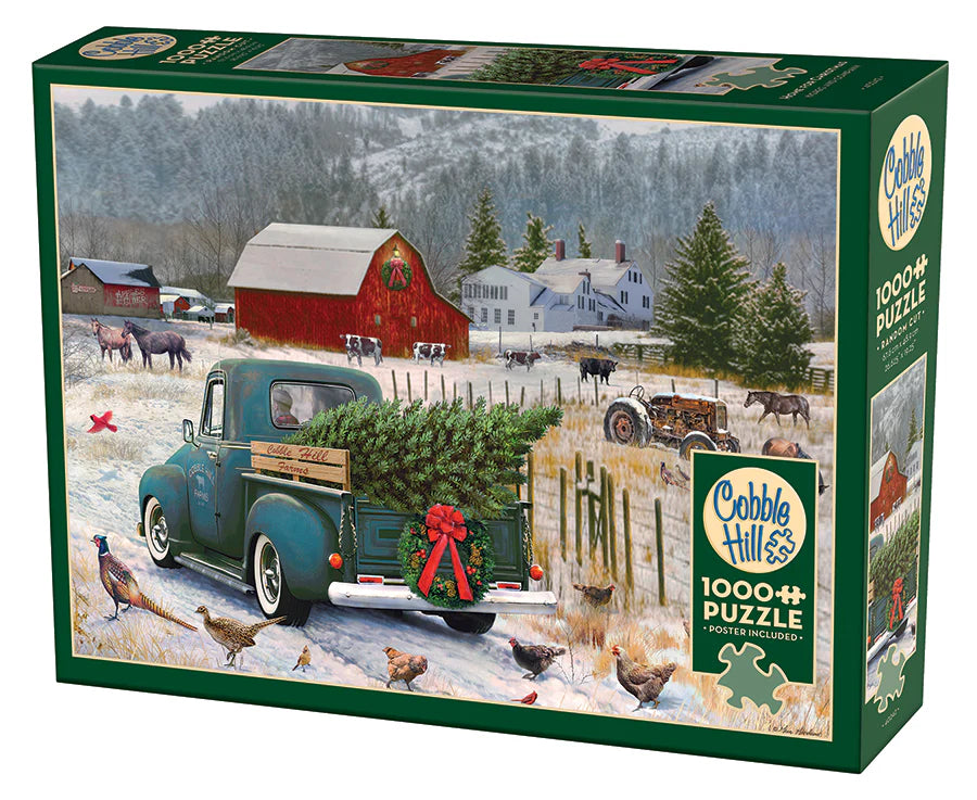 Cobble Hill Puzzle: Home for Christmas 1000 Pieces