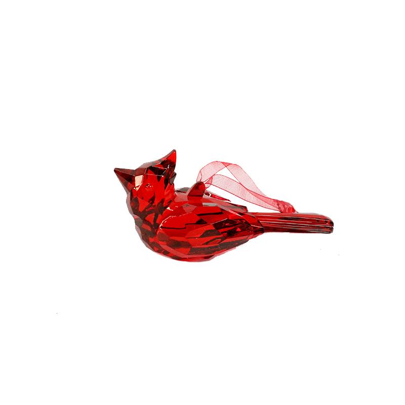 Acrylic Cardinal Ornament