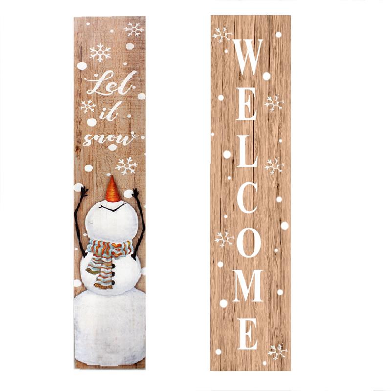 Let It Snow/Welcome Porch Sign