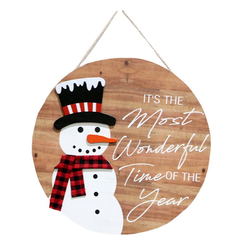 Snowman Door or Wall Sign