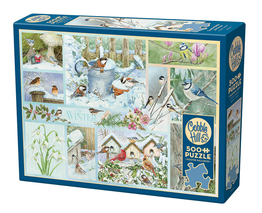 Cobble Hill Puzzle: Garden Birds in Winter