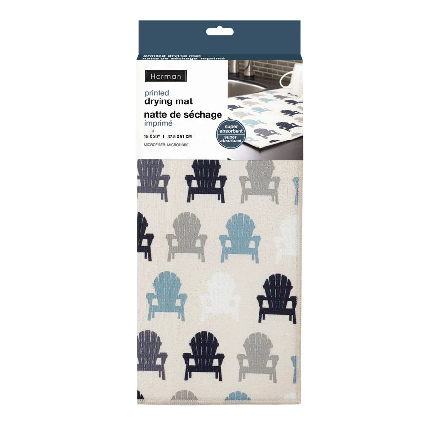 Adriondack Printed Drying Mat