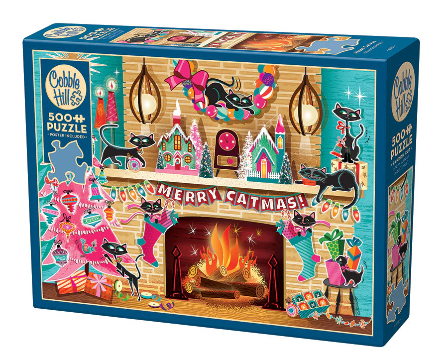 Cobble Hill Puzzle: Merry Catmas