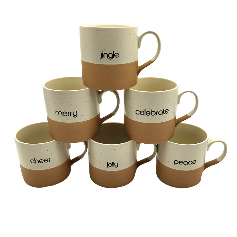 Holiday Word Mugs