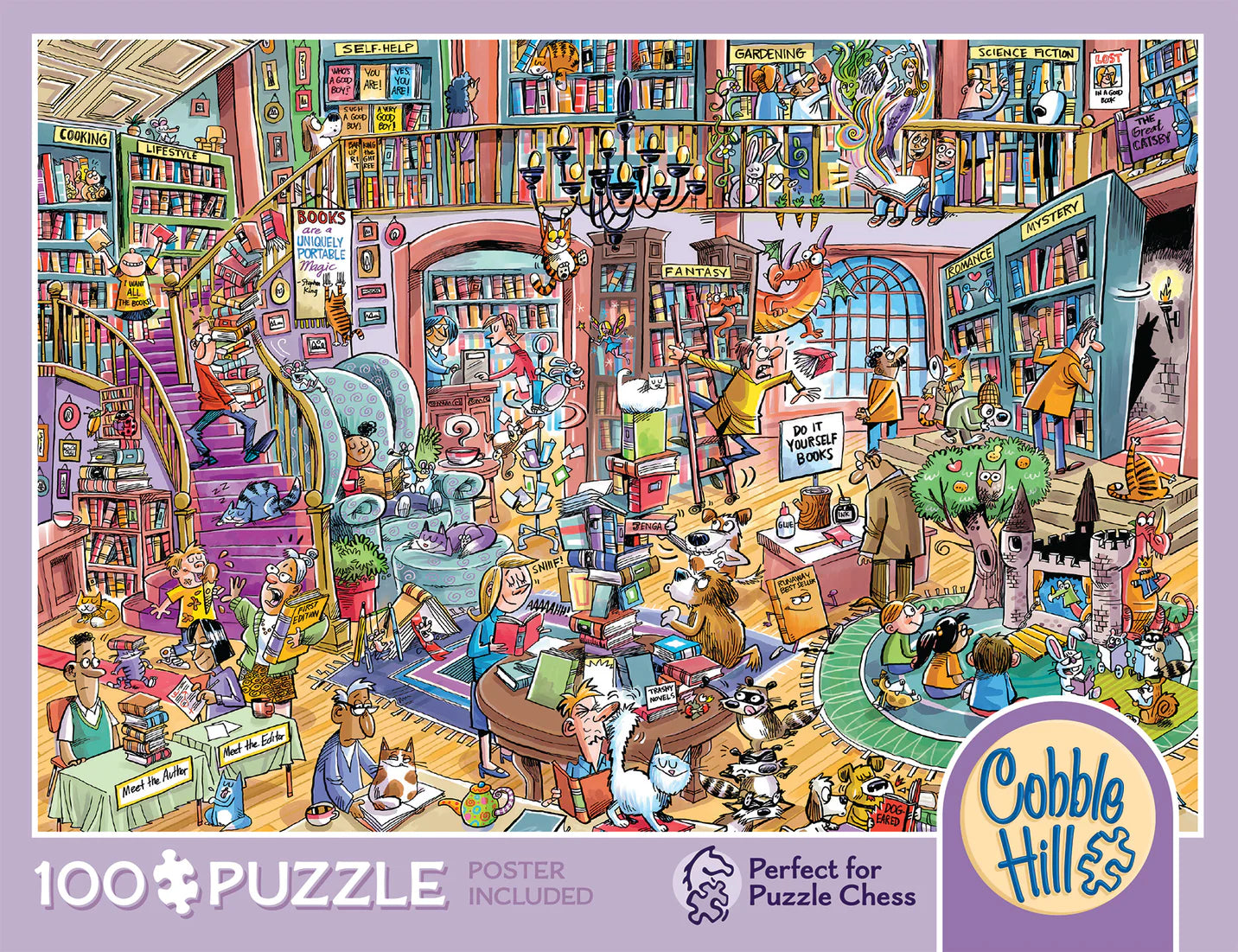Cobble Hill Puzzle:  Bookshop Bedlam