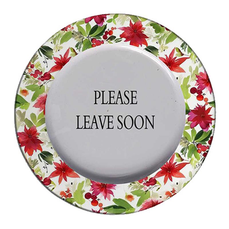 Funny Christmas Charger Plates