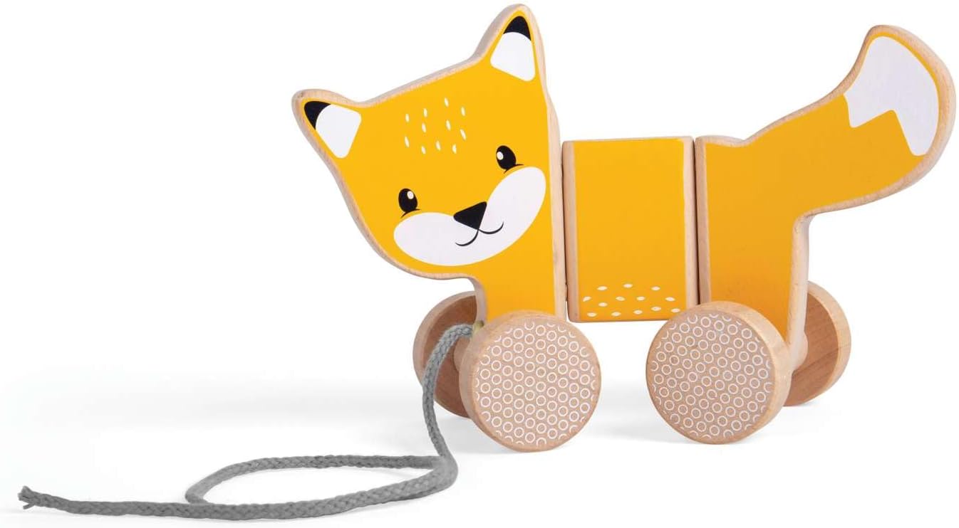 Pull Along Fox by Big Jigs Toys