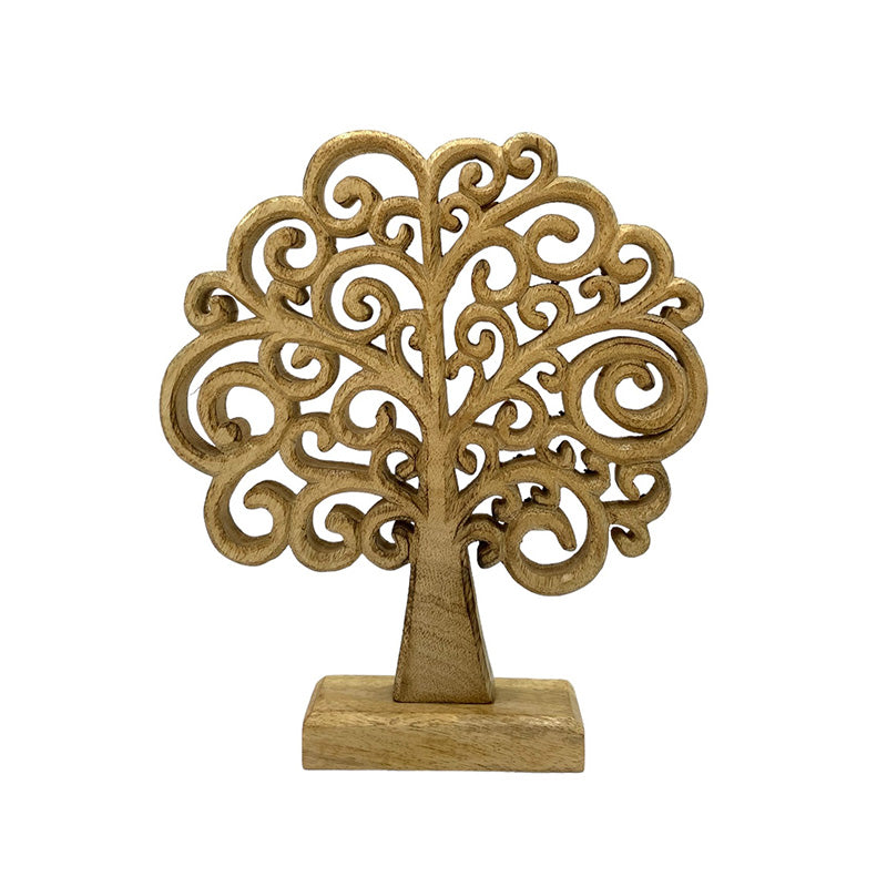 Wooden Tree Figurine
