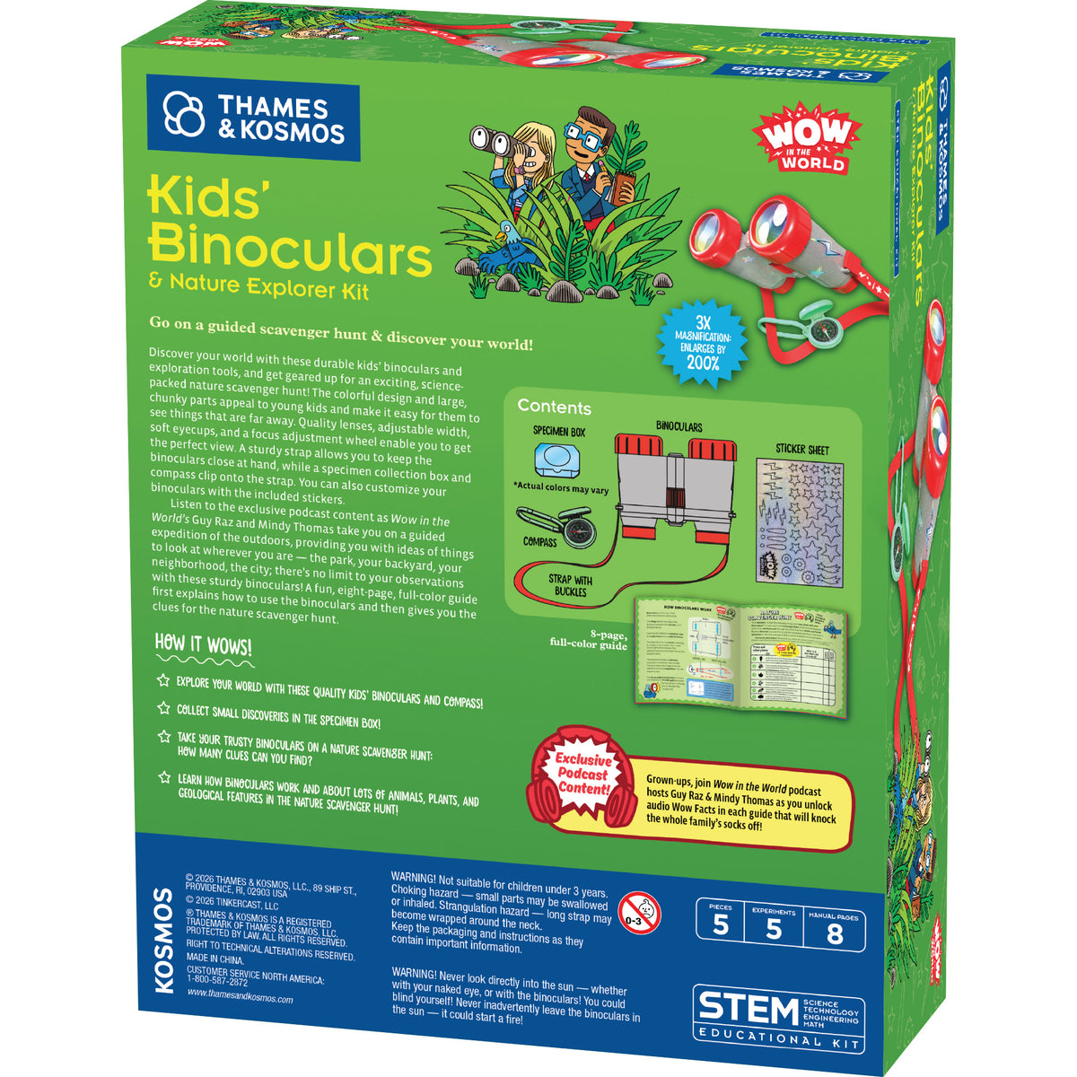 Kids Binoculars & Nature Explorer Kit
