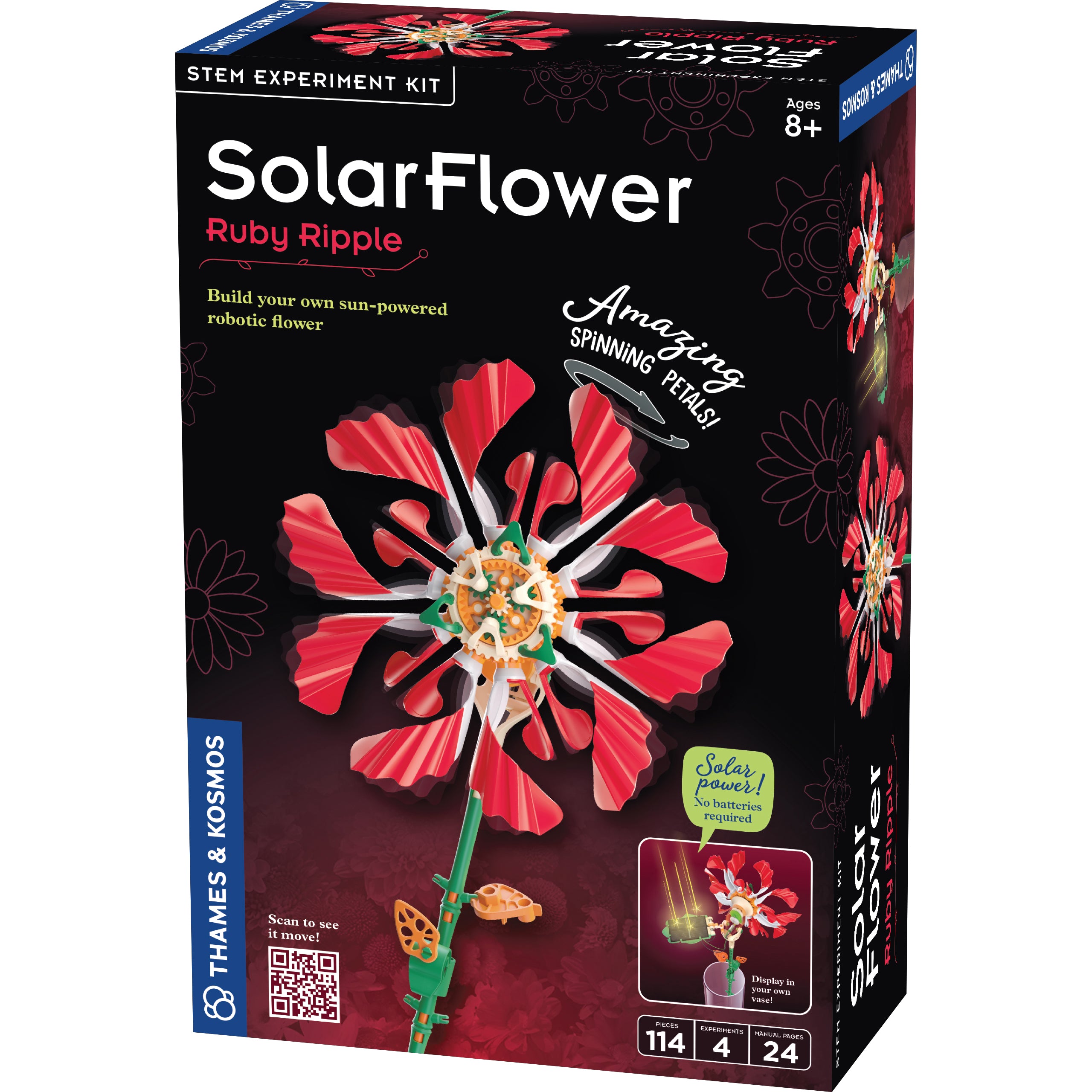 Solar Flower-Ruby Ripple