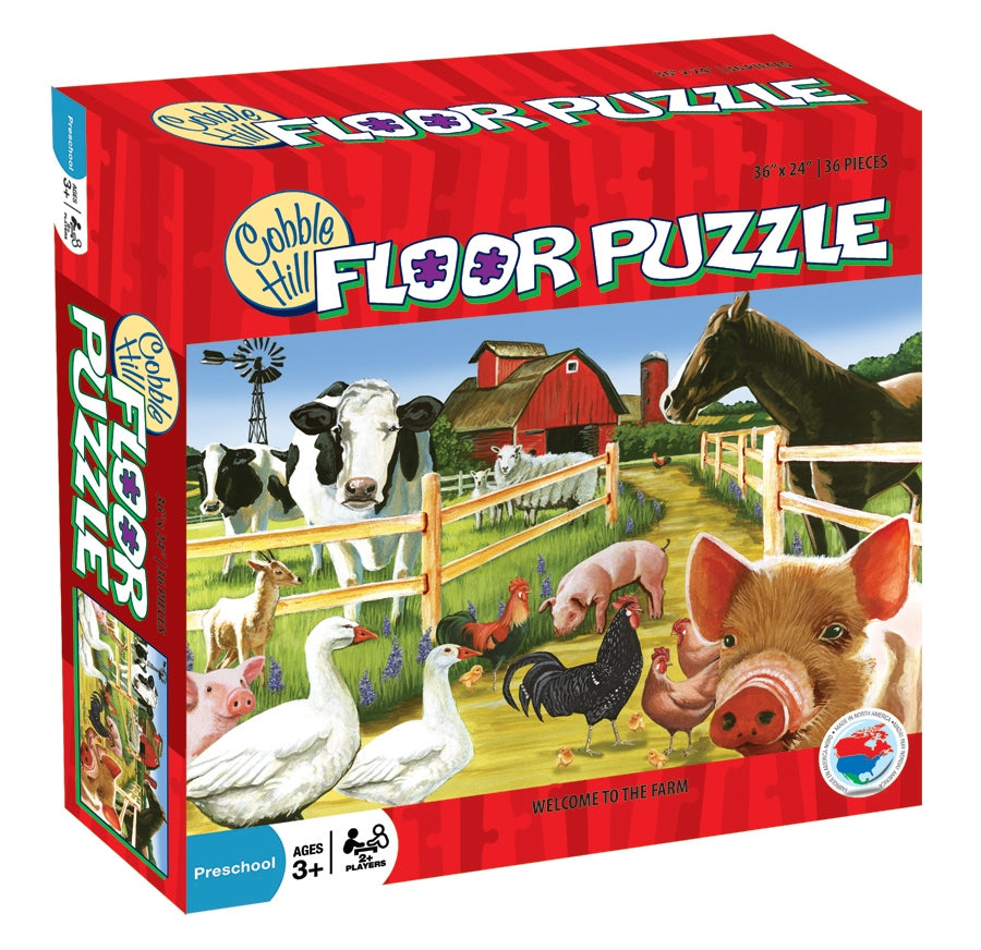 Cobble Hill Floor Puzzle: Welcome to the Farm