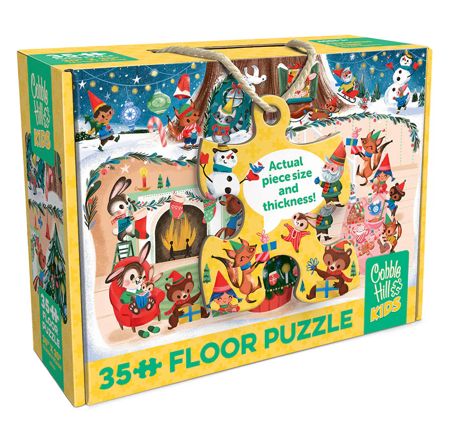 Cobble Hill Floor Puzzle: Christmas Cheer