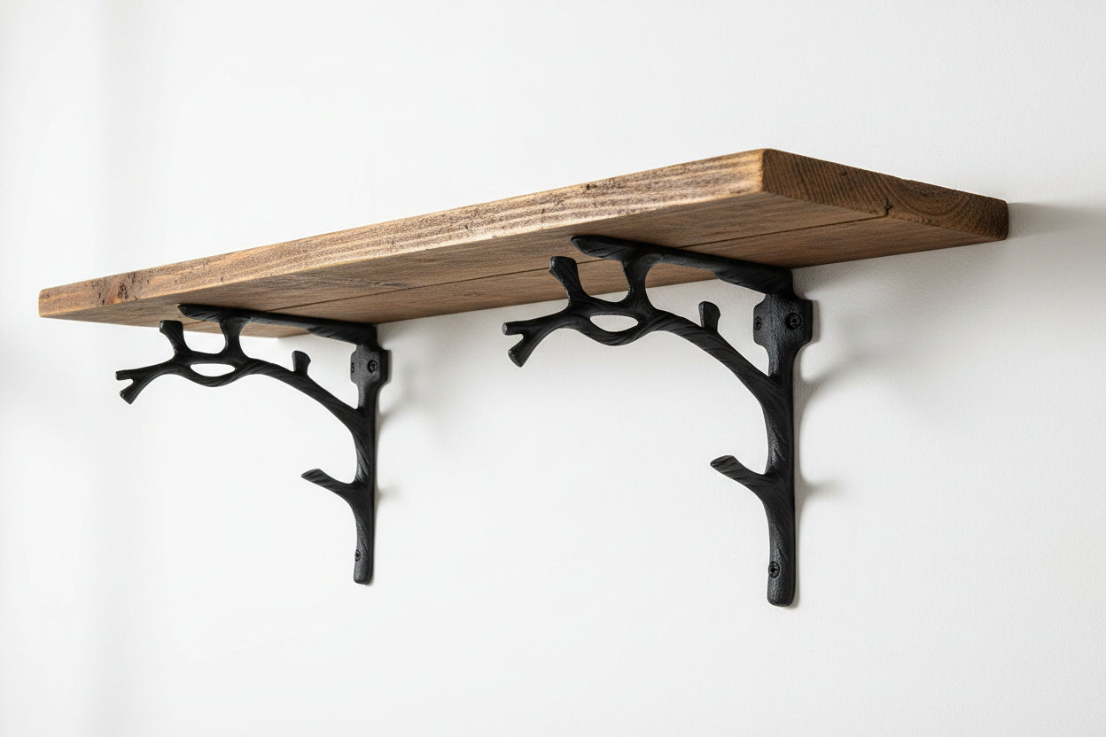Cast Iron Ornate Branch Bracket
