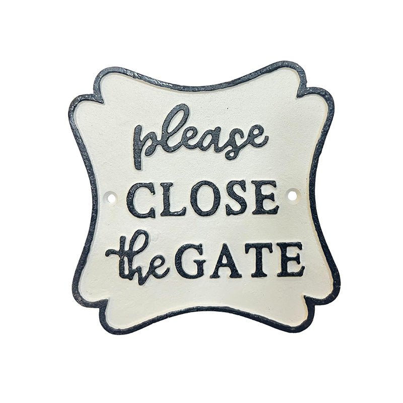 Please Close the Gate Sign