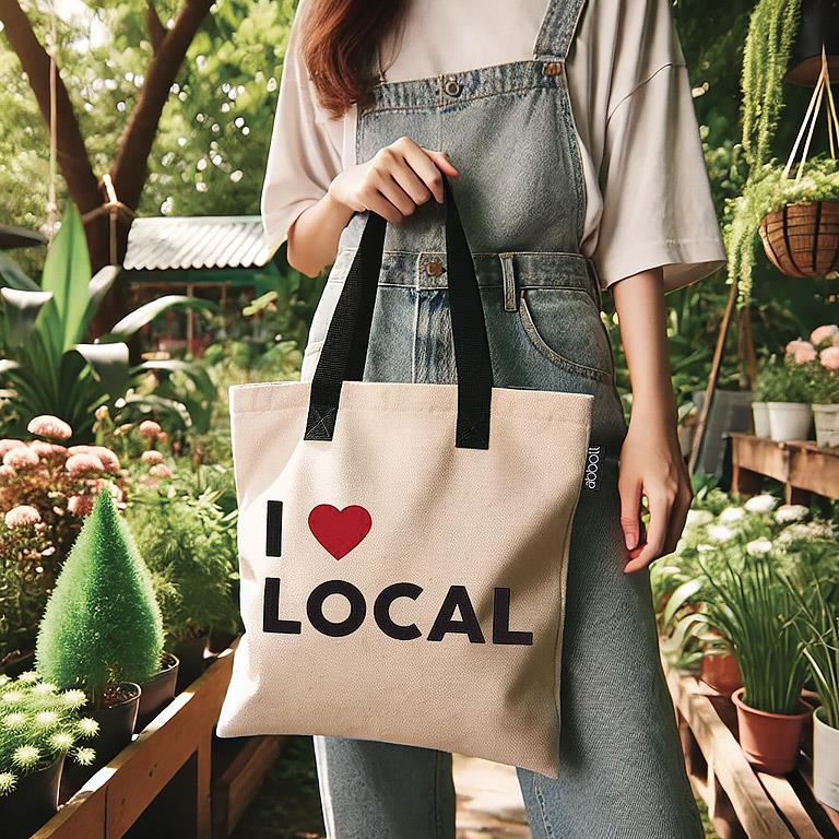I Love Local Tote Bag