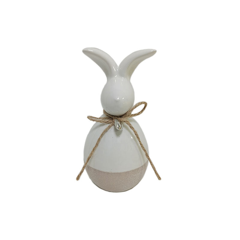 Bunny with Bow Figurine