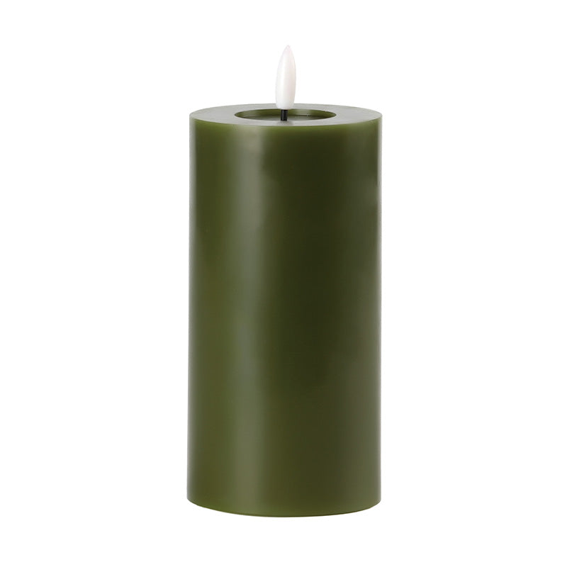 Green LED Candles