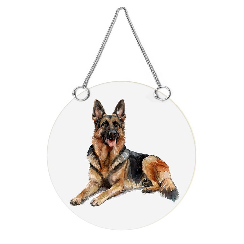 German Shepherd Suncatcher