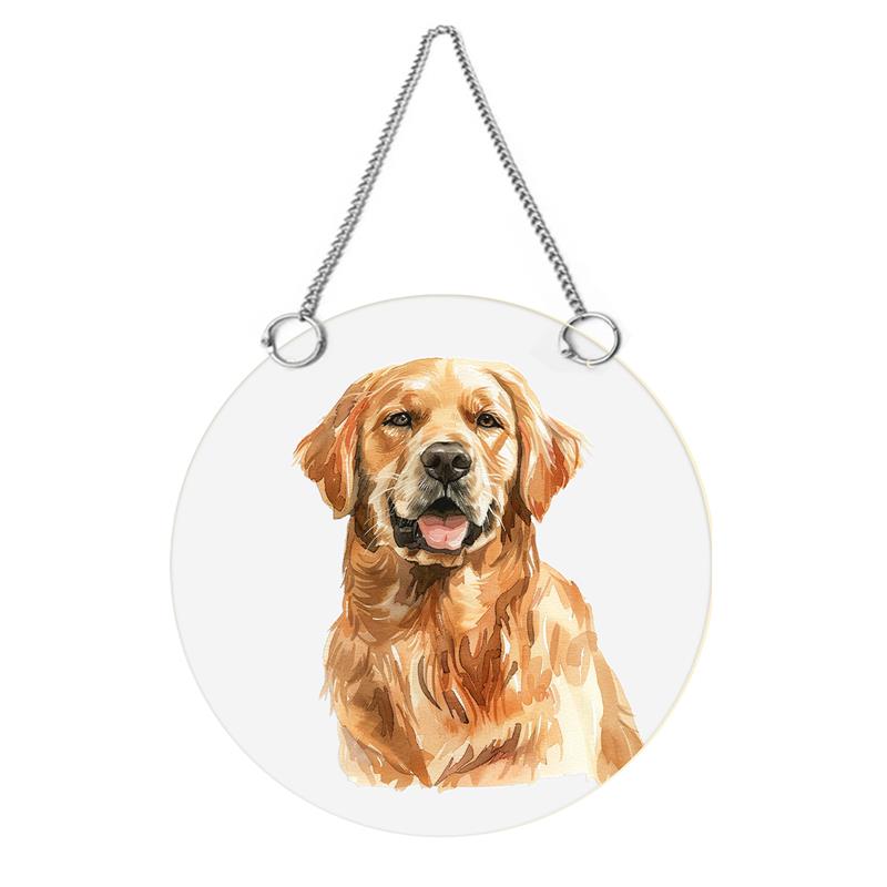 Golden Retriever Suncatcher