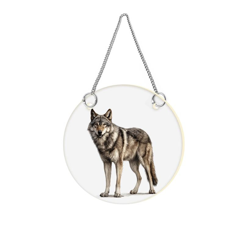 Wolf Suncatcher