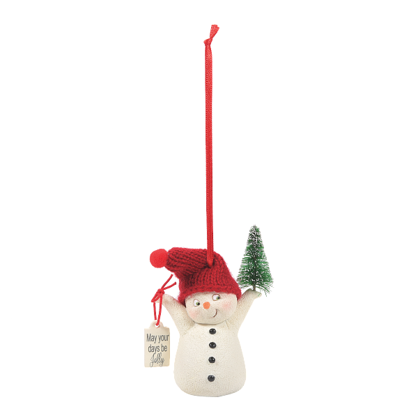 Snowpinion Ornament: May Your Days Be Jolly