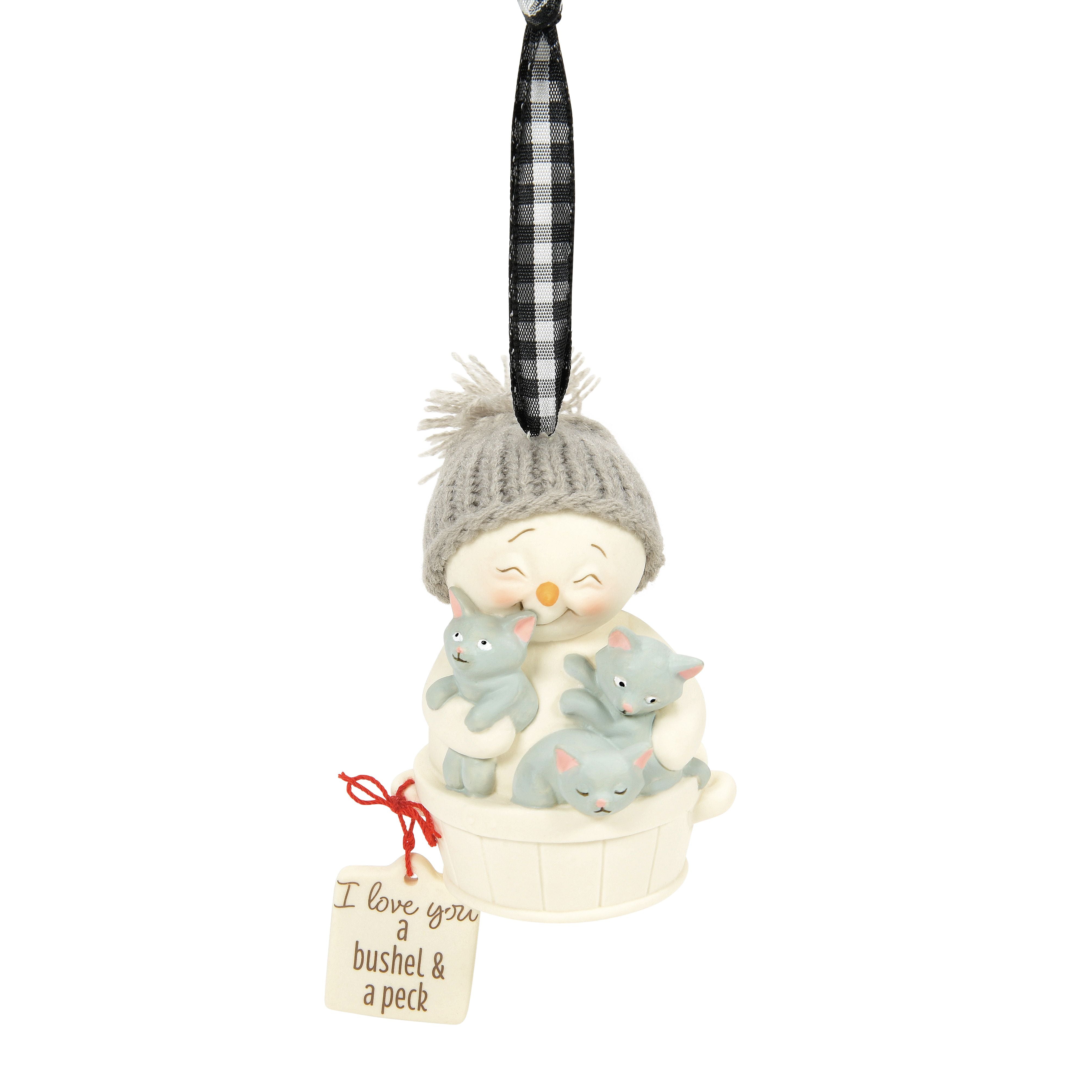 Snowpinion Ornament: I Love You a Bushel & Peck