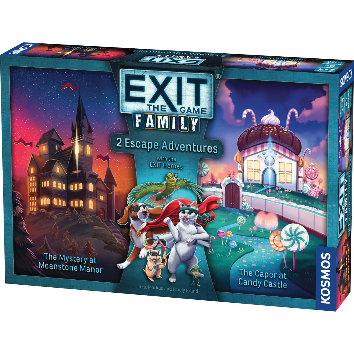 Exit The Game Family Edition: The Mystery at Meanstone Manner/The Caper at Candy Castle