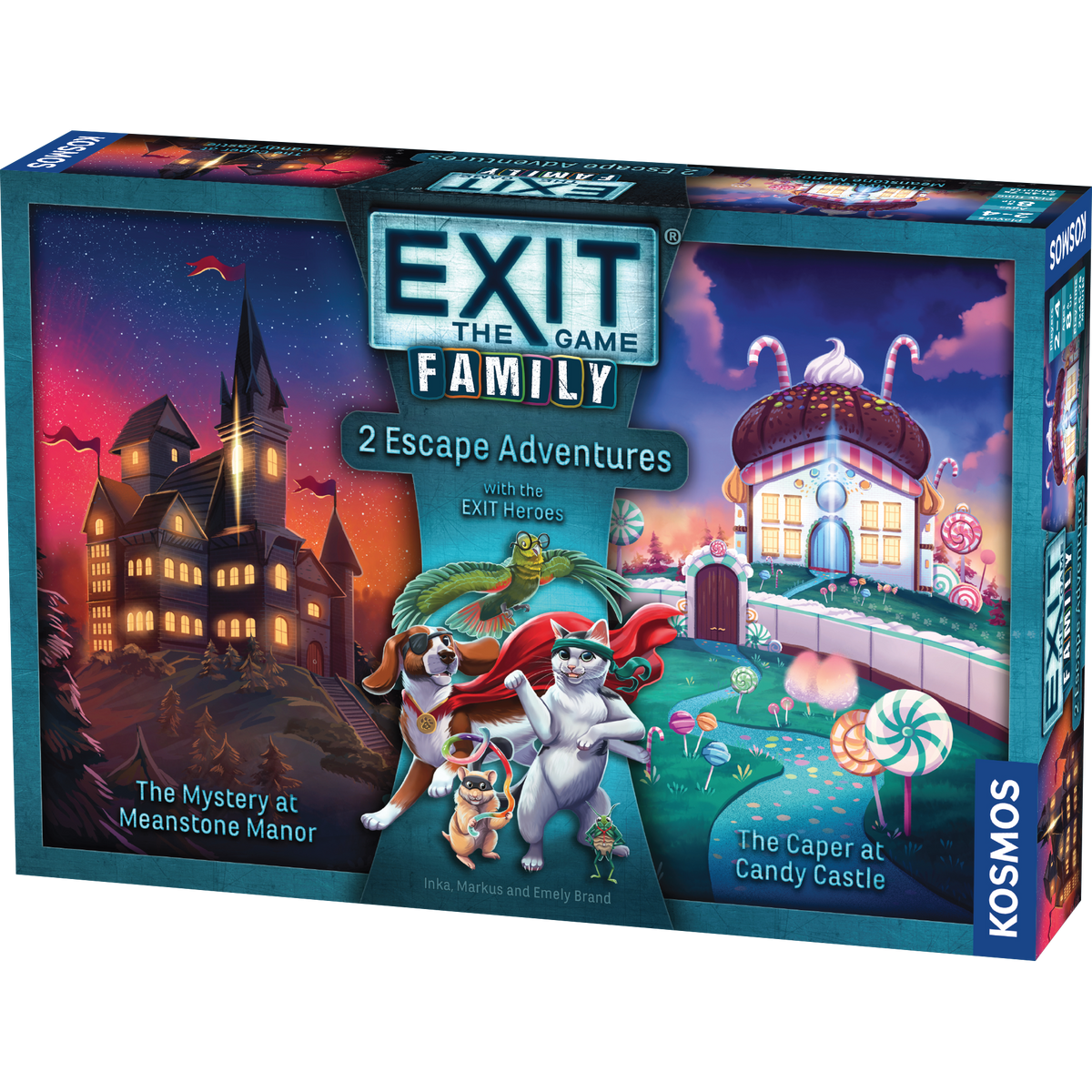 Exit The Game Family Edition: The Mystery at Meanstone Manner/The Caper at Candy Castle