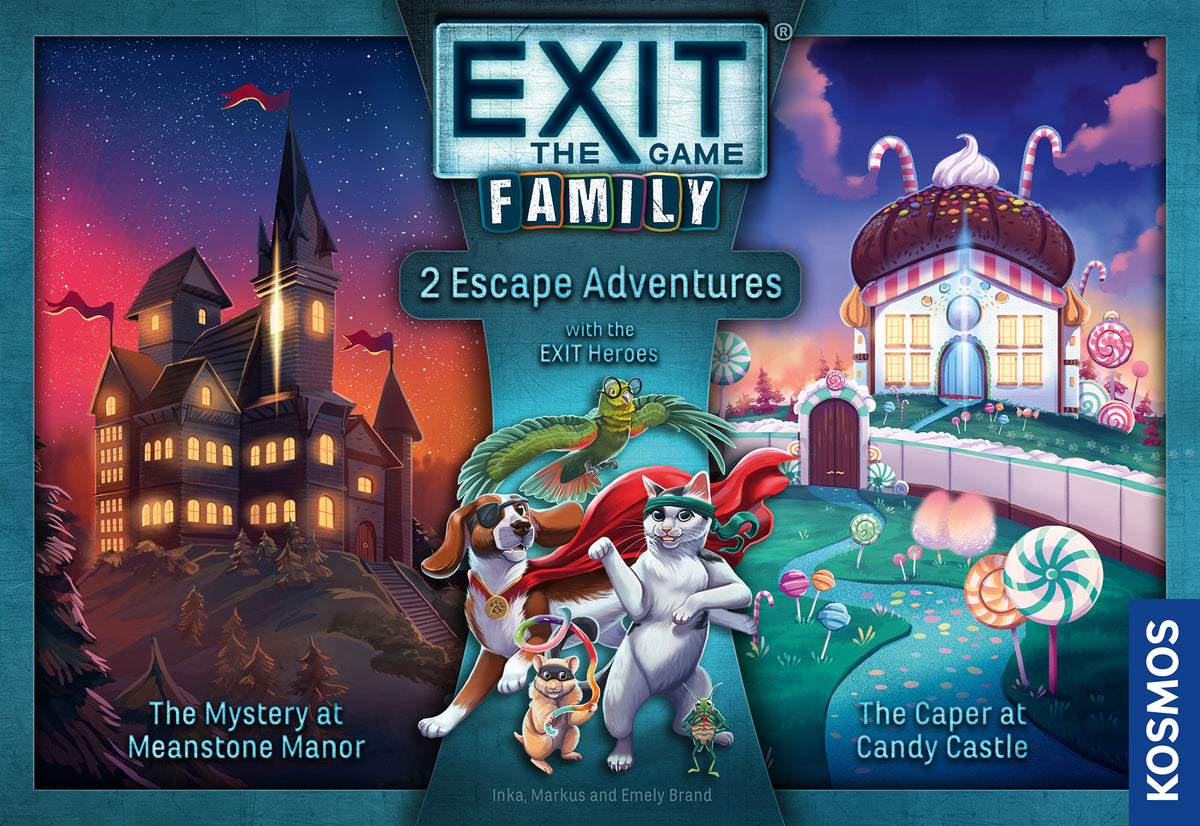 Exit The Game Family Edition: The Mystery at Meanstone Manner/The Caper at Candy Castle