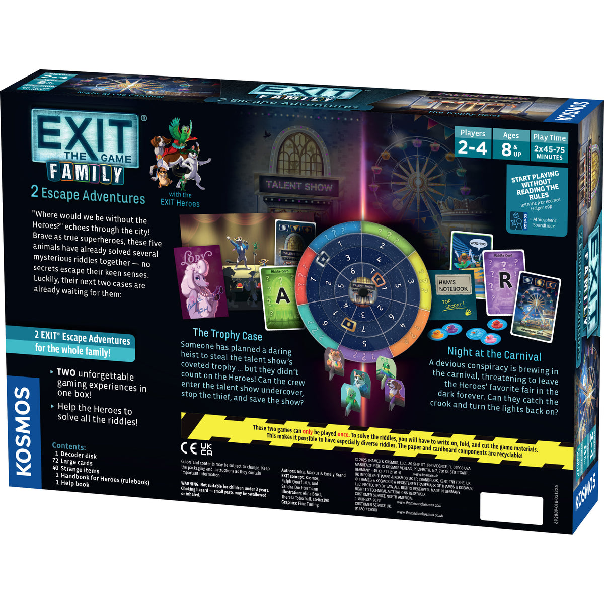 Exit The Game Family Edition: The Trophy Case/Night At the Carnival