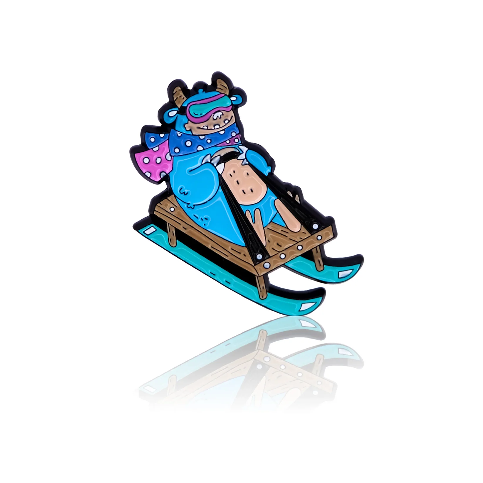 PinBox Enamel Pin: The Moose Collection
